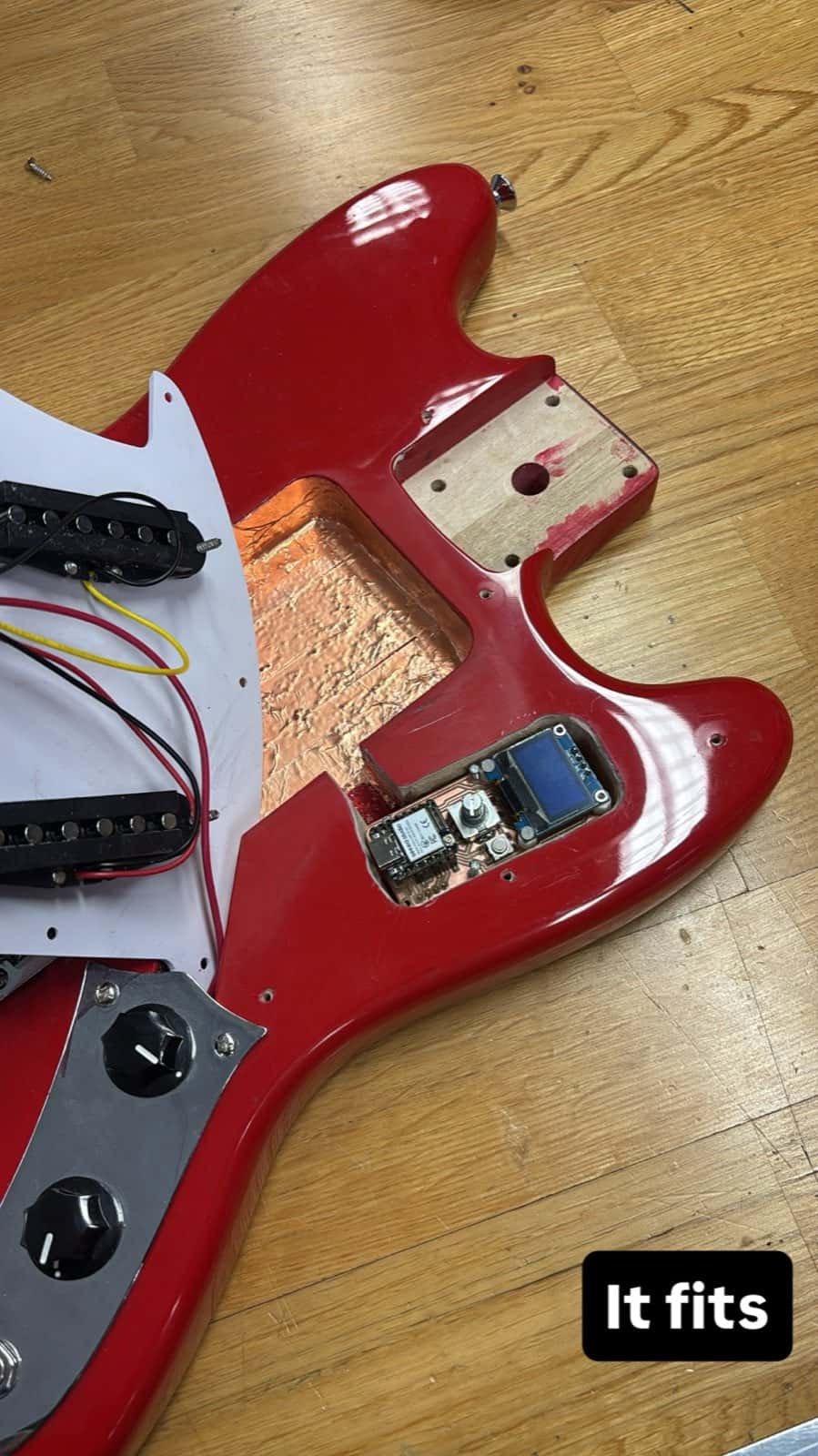 MIDI Guitar — midiguitar board fitted it fits