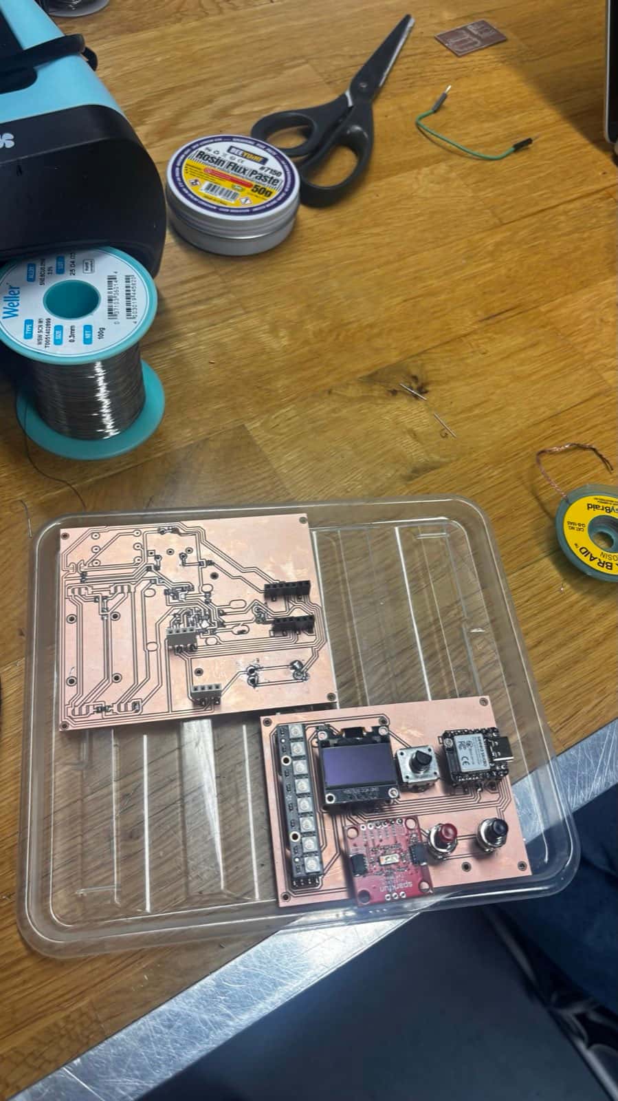 MIDI Guitar — midiguitar both boards copper