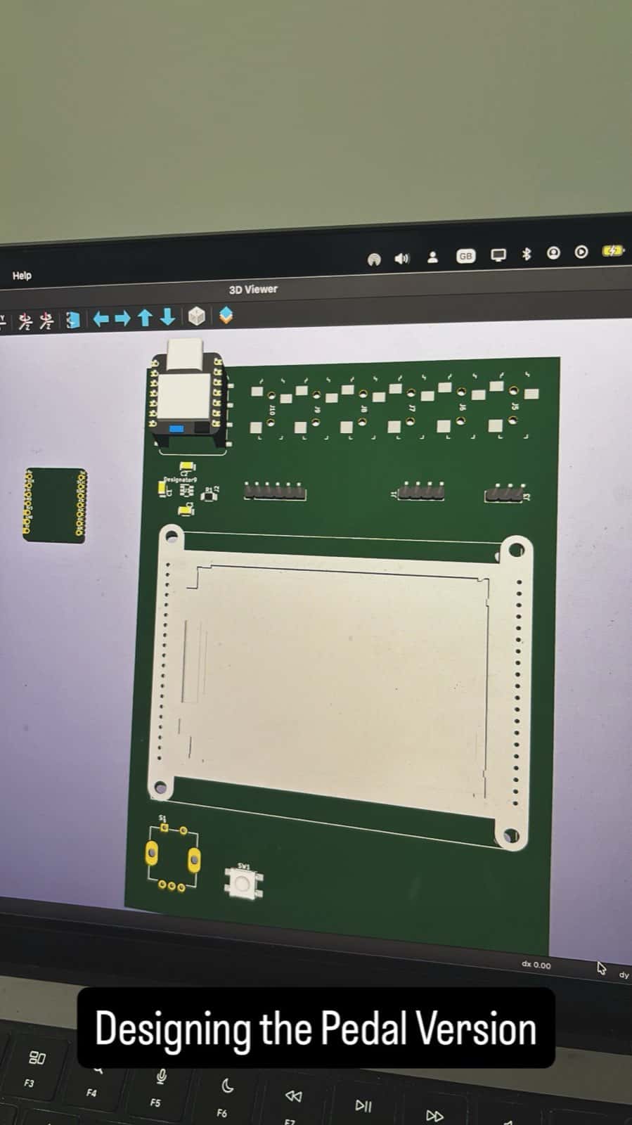 MIDI Guitar — midiguitar kicad 3d pedal