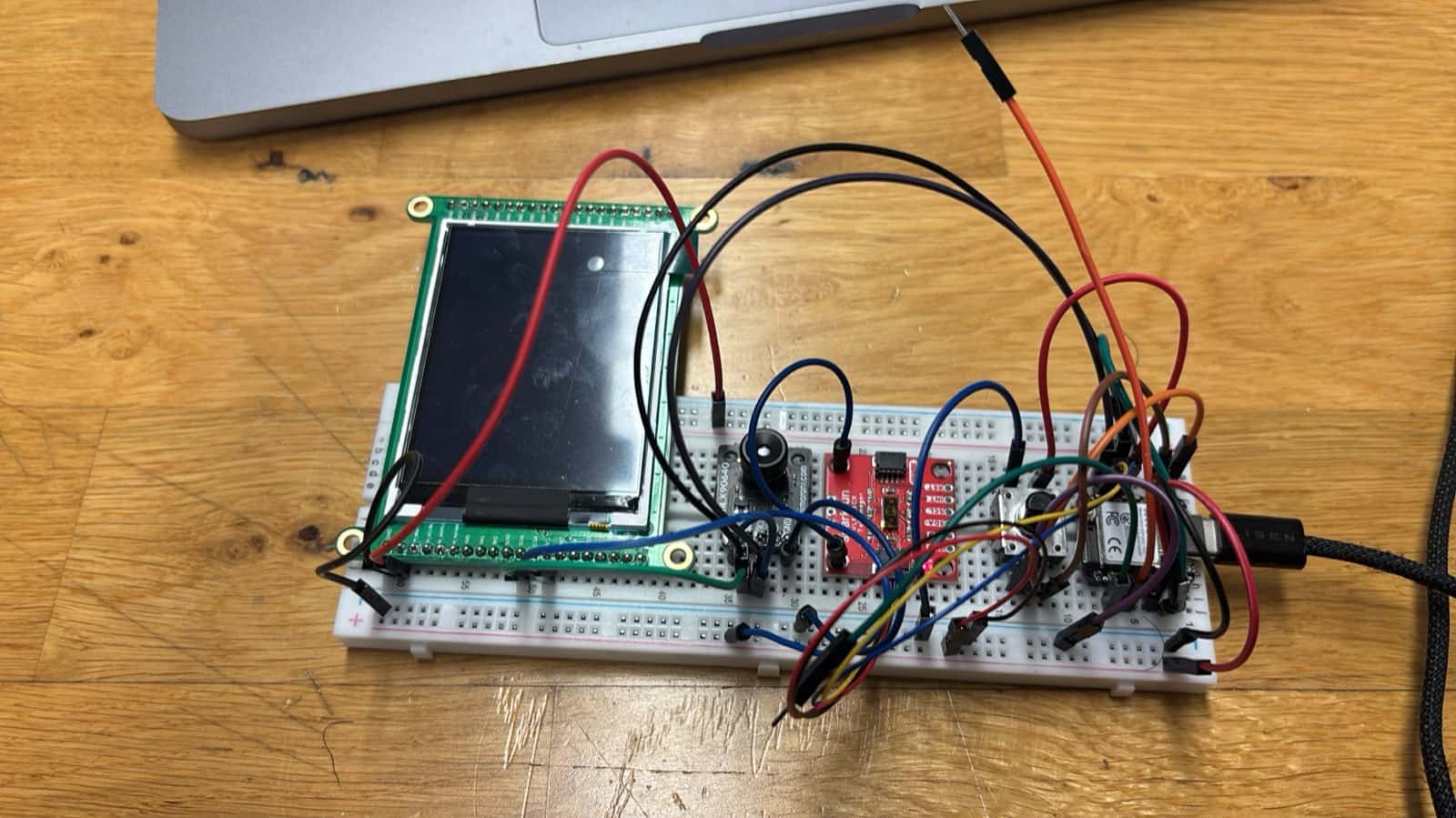 MIDI Guitar — midiguitar receiver breadboard
