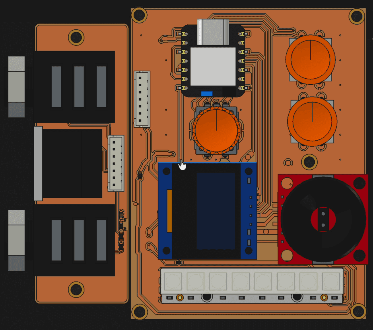 Reins — pedal pcb