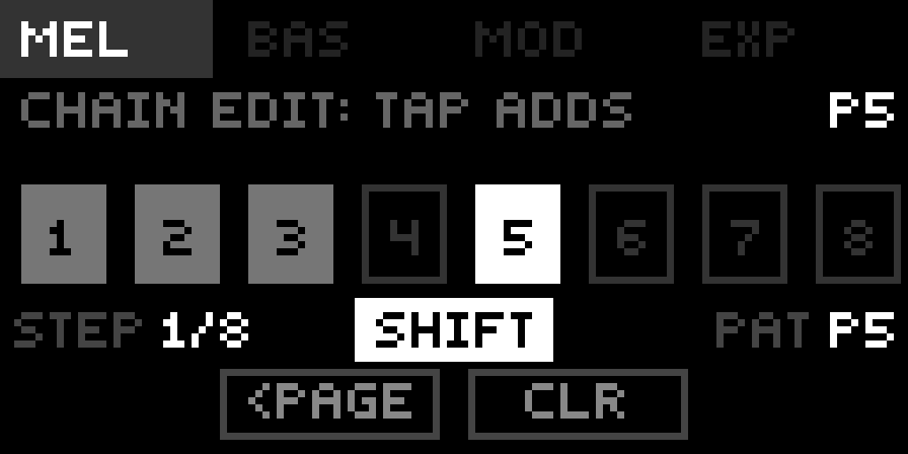 snu — patterns chain edit